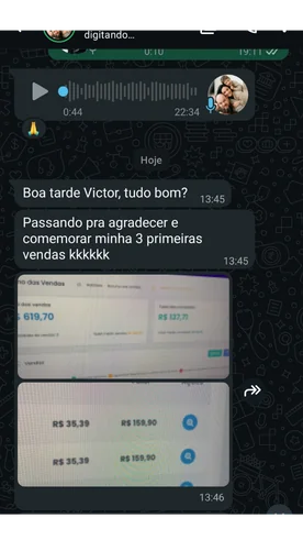 Print de depoimento — ferramenta incrível
